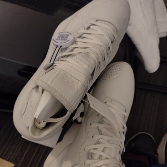 Yohji Yamamoto Y-3 White Sneakers 12.5 - Picture 3 of 16